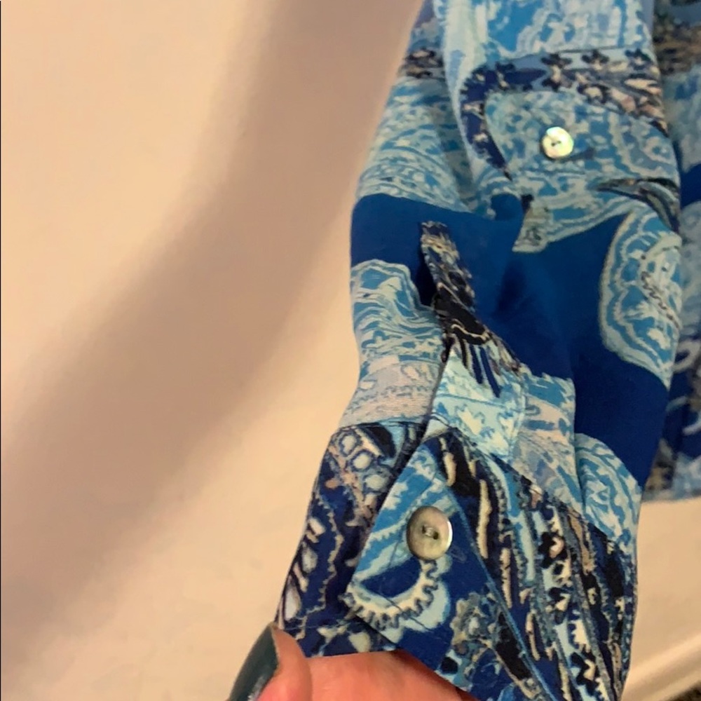 Chico’s Long Button Down Tunic - Picture 2 of 6